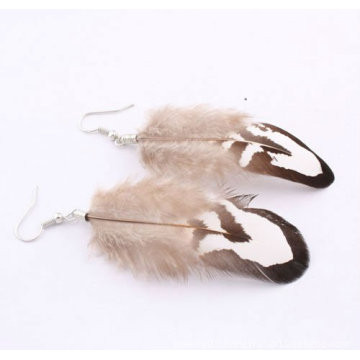 Wholesale Custom Cheap Peacock Feather Earrings